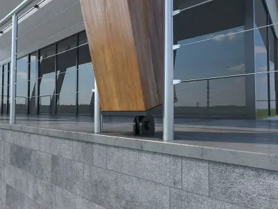 Small Office Building 01 Low-poly 3D model