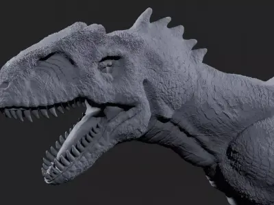 Allosaurus Miniature 3D print model