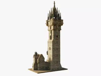 Wallace Monument 3D model
