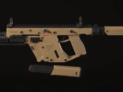 kriss vector g2 Low-poly 3D model