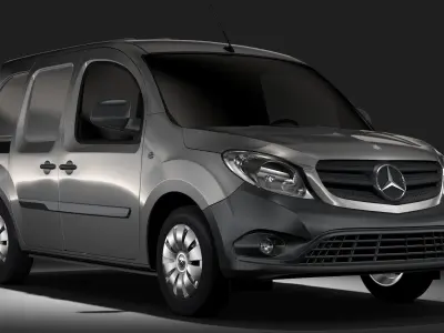 Mercedes Benz Citan Van L2 2017 3D model