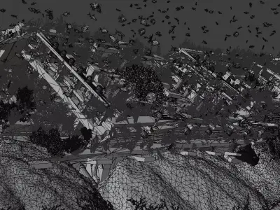 Underwater Shipwreck Scene Free low-poly 3D model