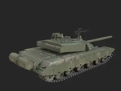 4 coatings of PLA Army ZTZ99 ZTZ-99 Main Battle Tank MBT Low-poly 3D model