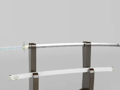 Hikari the Light Katana 3D model