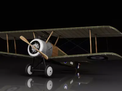 Sopwith Camel F1 3D model