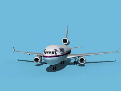 McDonnell Douglas MD-11 Malaysia 3D model