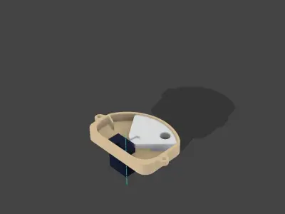 Automatic Fish Feeder Free 3D print model