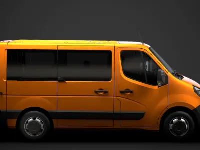 Opel Movano L1H1 WindowVan 2020 3D model