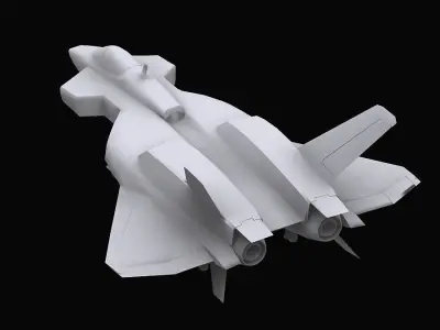 Gundam EF Flymanta model 3D model