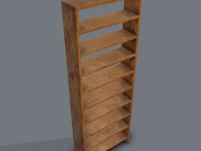 Shelves Stand Free low-poly 3D model