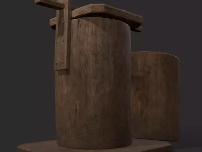 Bee Keeping Container Low-poly 3D model