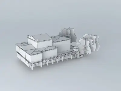 Arkadia building Free 3D model
