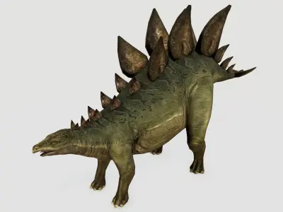Stegosaurus Low-poly 3D model