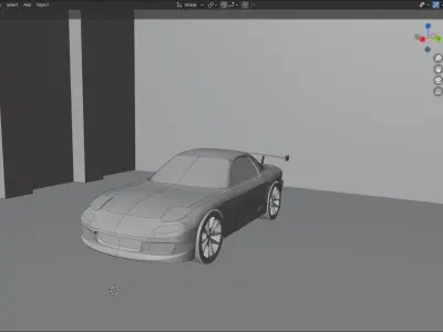 Mazda Rx 7 Free 3D model