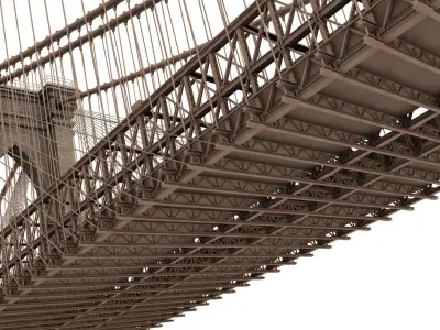 Brooklyn Bridge 3D model