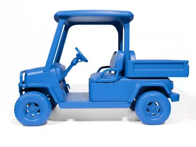Golf Cart 3D print model