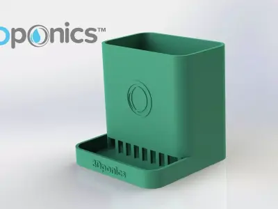 Bird Feeder Container - 3Dponics Home and Garden Free 3D print model