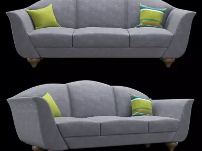Italian sofa Free 3D model purchase