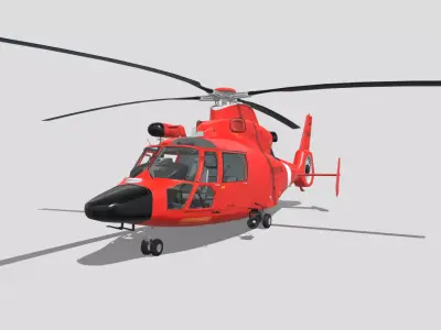 MH-65 Dolphin 3D model