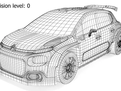 Citroen C3 Rally2 Citroen Racing 3D model