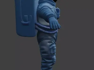 Realistic Astronaut Space Suit 3D model buy