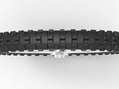 Generic Motorcycle wheel 3D model