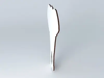 wood cutout elephant elephant wooden panel wall decor decoration Free 3D model