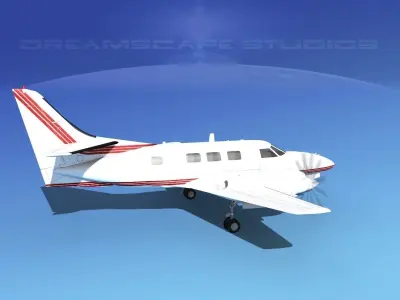 Swearingen SA226-T Merlin III V05 3D model