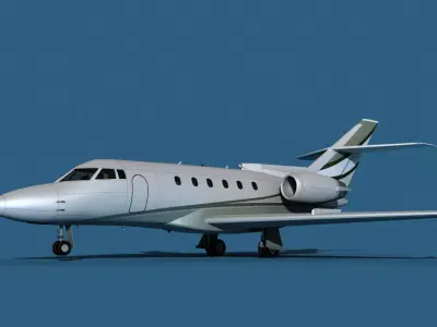 Hawker Siddley 800SR V10 3D model