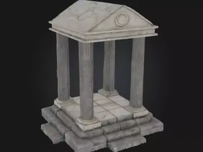 Stone Portal Gateway to the Unknown 3D model