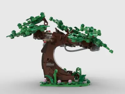a super anying tree 3D model