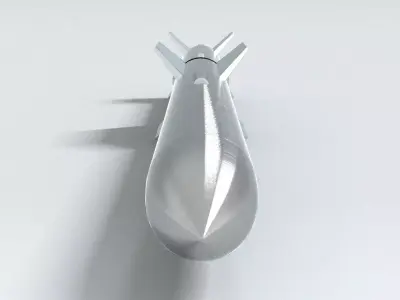 laos Game Missile Low-poly 3D model