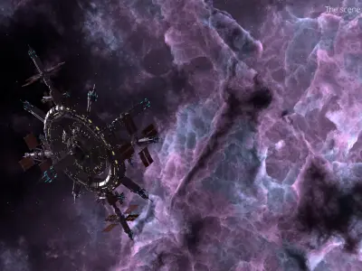Volumetric Nebula Cloud for Blender 3D model