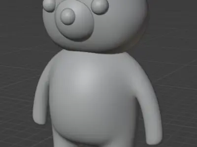 Low poly bear Free 3D model