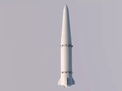 Iskander Tactical Ballistic Missile 3D model
