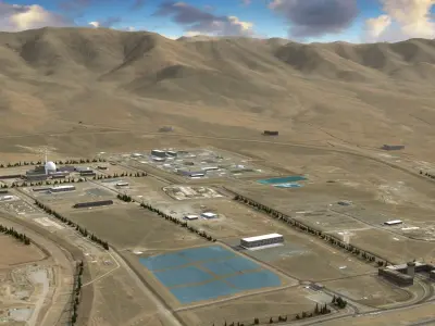 Desert Research Facility 3D model