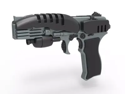 Phaser pistol EM-33 from Star Trek Enterprise 3D model