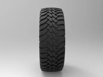 Wheel of Trophy truck 3D model