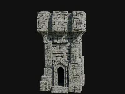 WIZARD MAGE SORCERER TOWERS FANTASY TOWER WATCHTOWER COLLECTION Low-poly 3D model