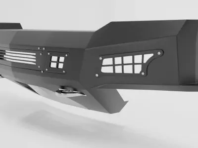 BUMPER CHEVROLET SILVERADO 2019 3D model