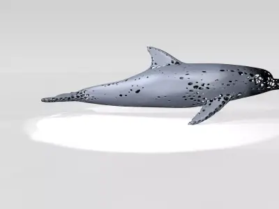 Dolphin Voronoi 3D model