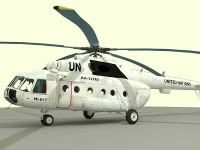 Mil Mi-8 Helicopter  3D model
