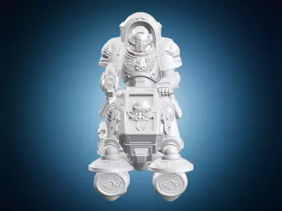 Space Marine Hover Bike 3D print model