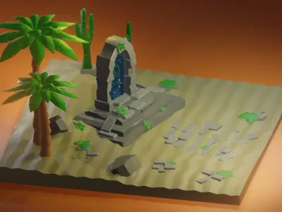 Magic Portal 3D model