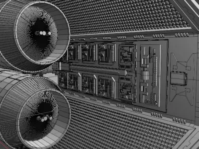 Print ready-tie ca punisher - T bomber starfighter starwars 3D print model