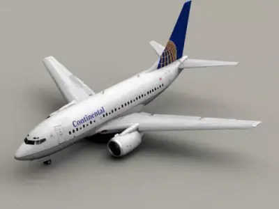Boeing 737-600 Continental Airlines 3D model
