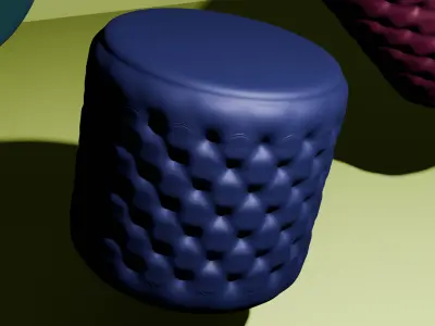 Chesterfield Furniture Free 3D model
