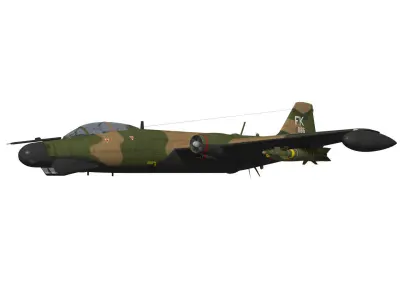 Martin B-57G Canberra 3D model