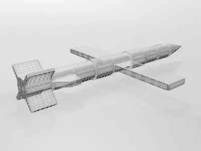 Missile 01 3D model