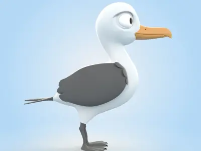 Albatross 3D model